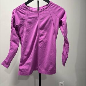 Athleta Vibrant Pink Long Sleeve Top